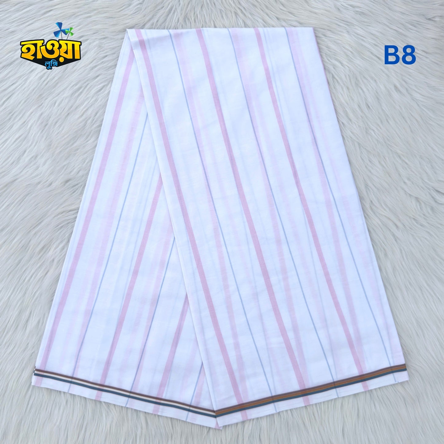 Premium Stipe Lungi – B8