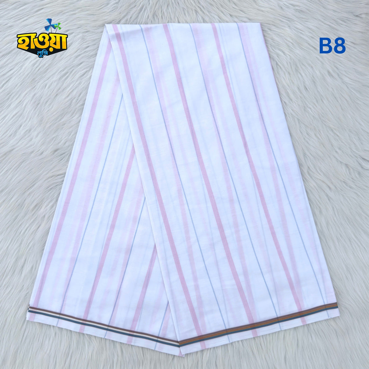 Premium Stipe Lungi – B8