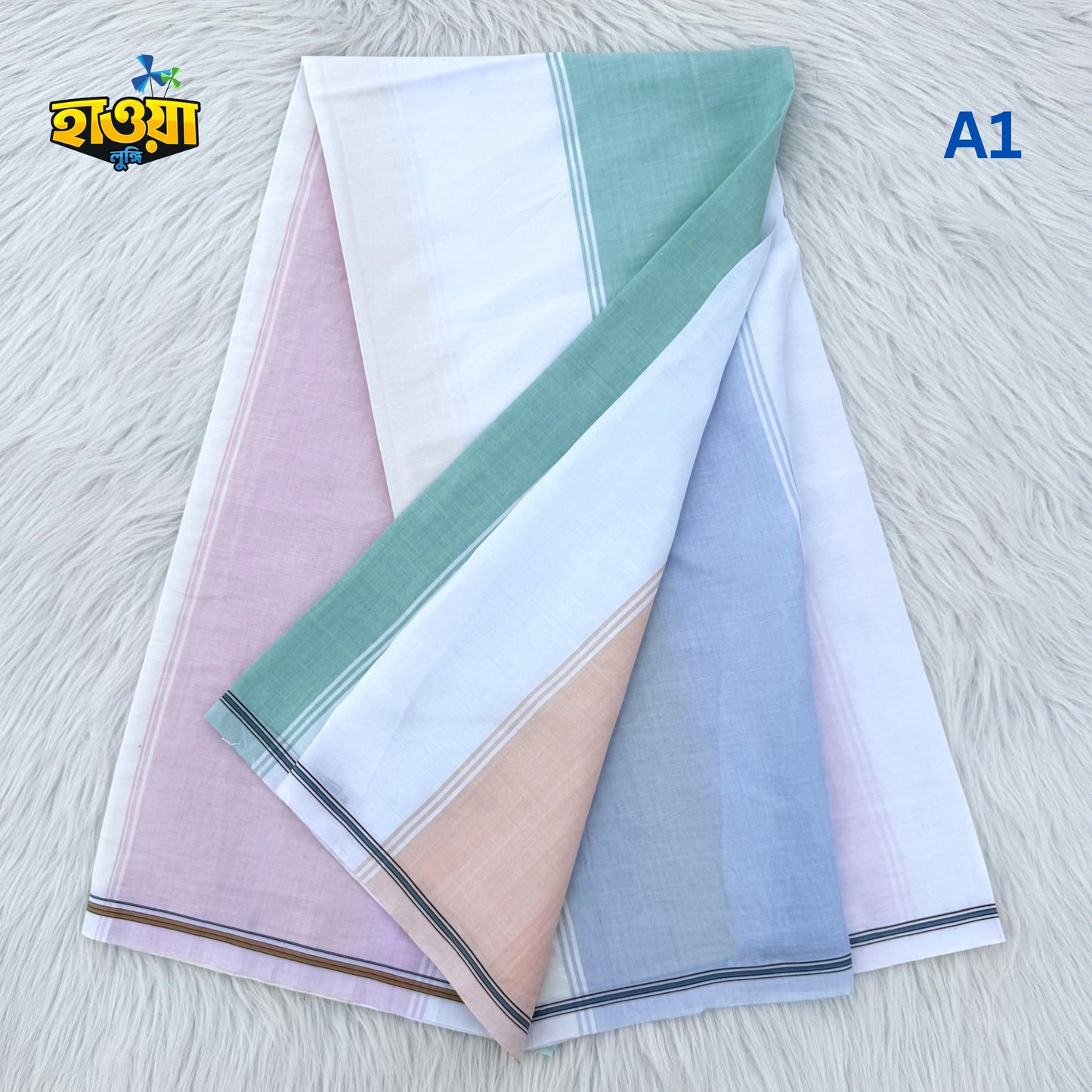 7 Color Lungi- A1