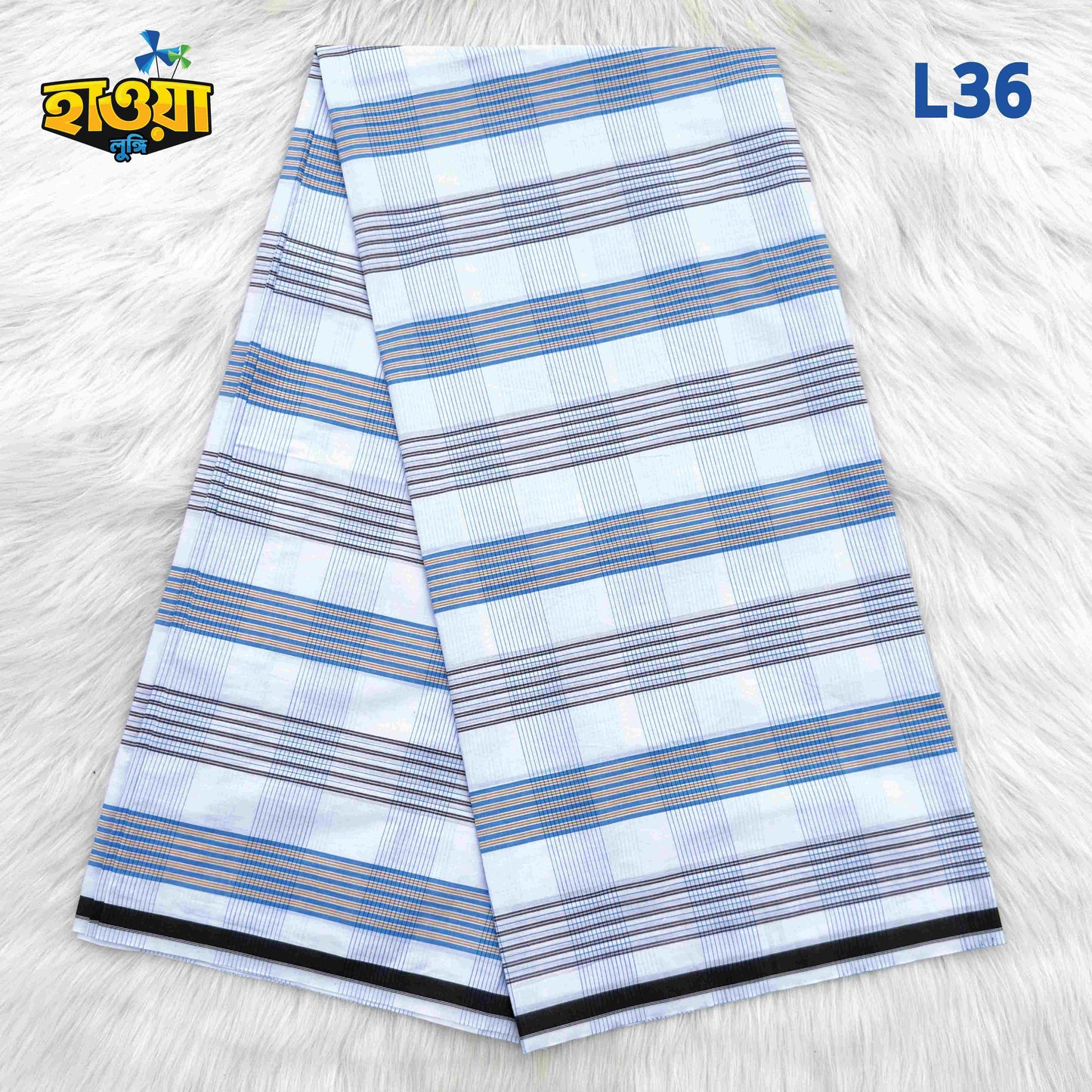 Soft Cotton Lungi L36